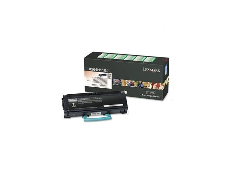 Lasertoner Lexmark 9000 Sidor X264H11G Svart 27040930