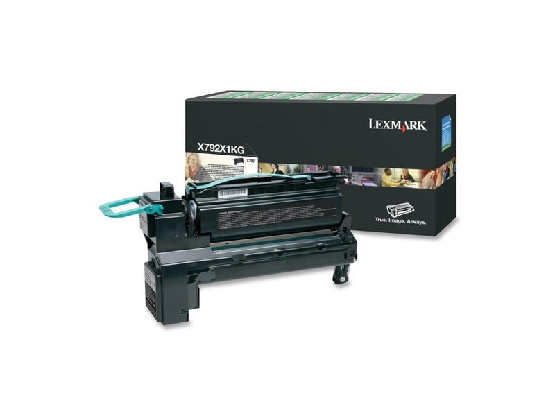 Lasertoner Lexmark 20000 Sidor X792X1KG Svart