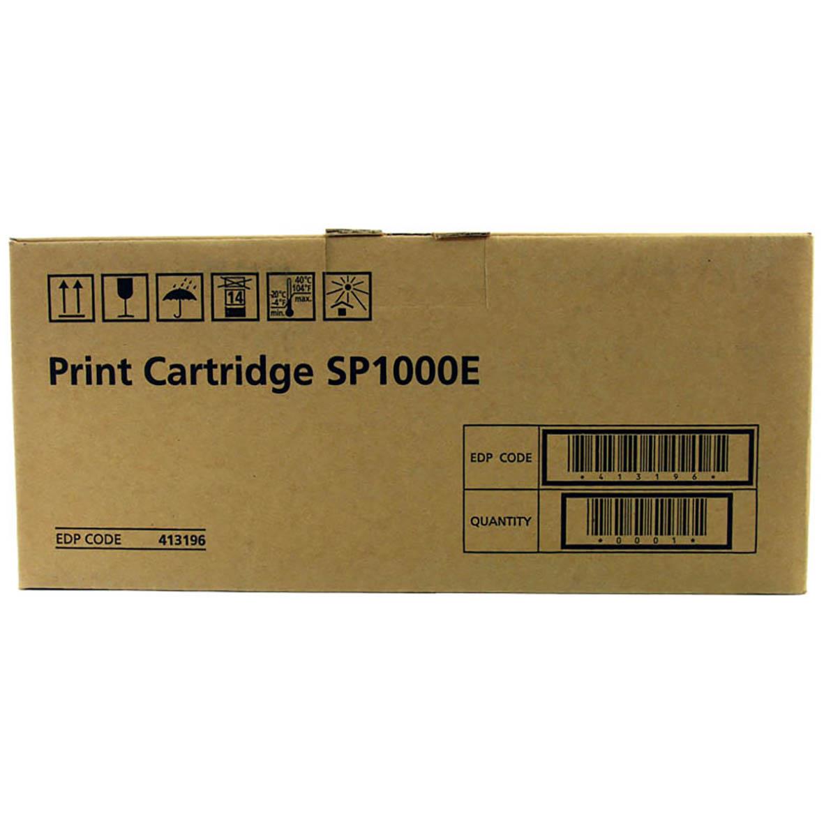 Ricoh 4000 svart laserpatron med 413196 sidor för SP1000E i originalkartong