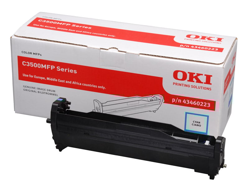 OKI cyan trumma C3500MFP Series för skrivare, i originalkartong