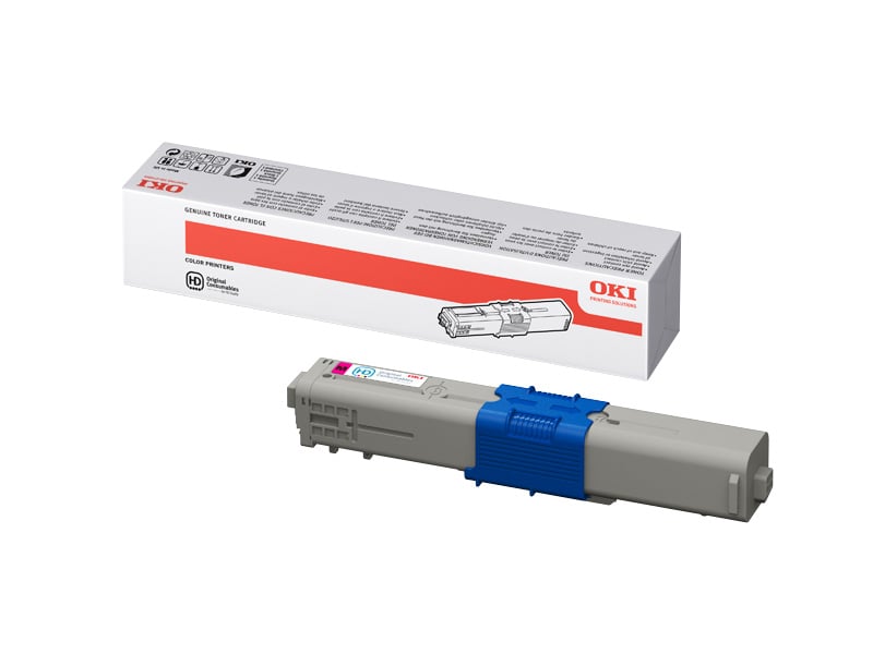 OKI laser tonerkassett magenta för 5000 sidor, modell 44469723