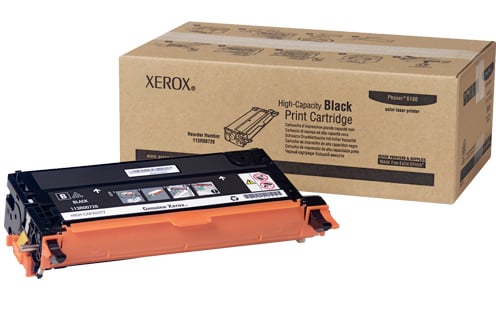 Lasertoner Xerox svart för skrivare, kapacitet 8000 sidor, modell 113R00726, i förpackning