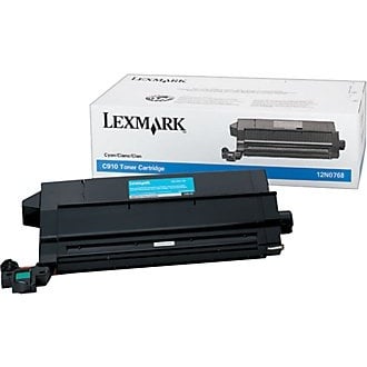 Lasertoner Lexmark 14000 Sidor 12N0768 Cyan 27041257