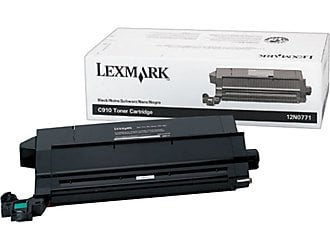 Svart lasertoner för Lexmark 14000 med kapacitet på 12 000 sidor i originalförpackning