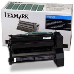 Lasertoner Lexmark 15000 Sidor 15G042C Cyan