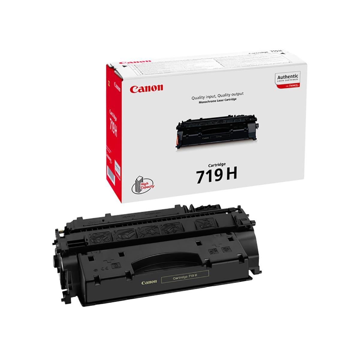 Lasertoner Canon 719H 6400 Sidor 3480B002 Svart 27041310