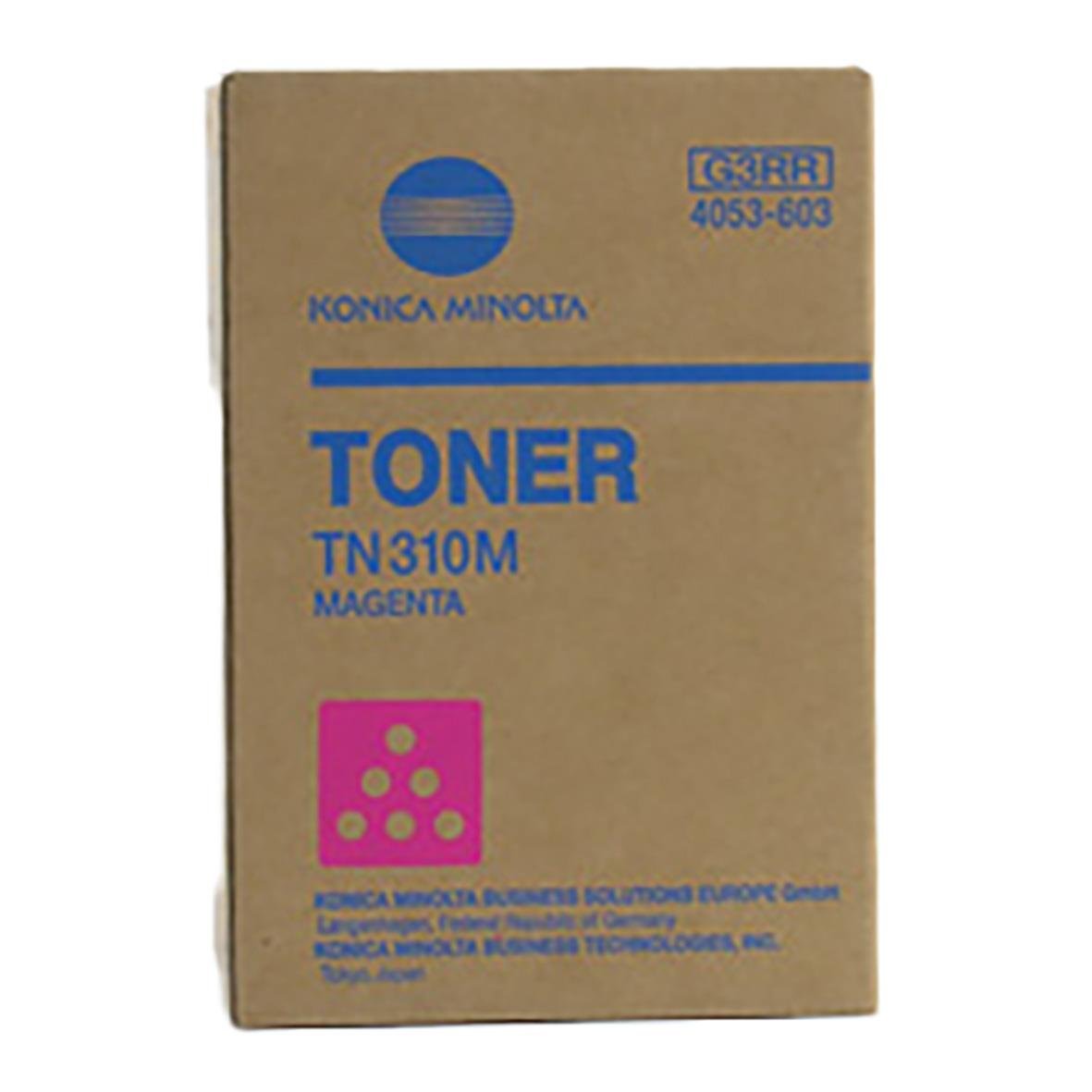 Förpackning av magentatoner för Konica C350 skrivare