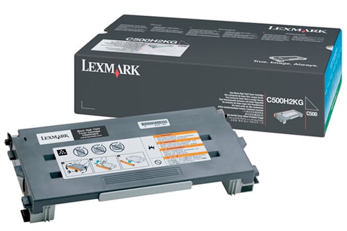 Lasertoner Lexmark 5000 Sidor C500H2KG Svart