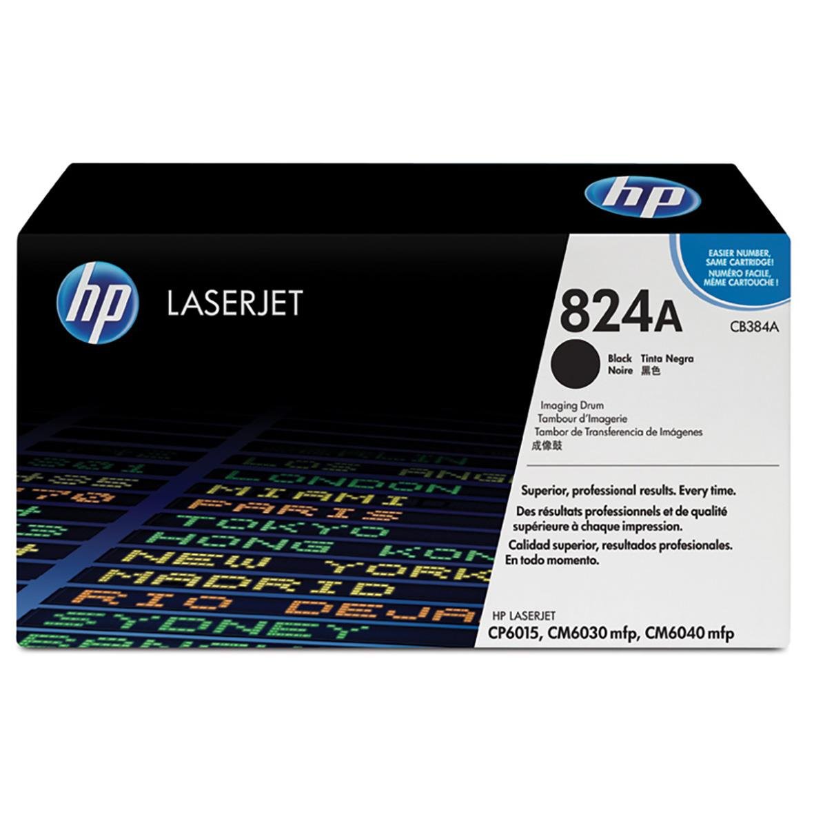 Svart HP 348A CB384A lasertrumma för skrivare