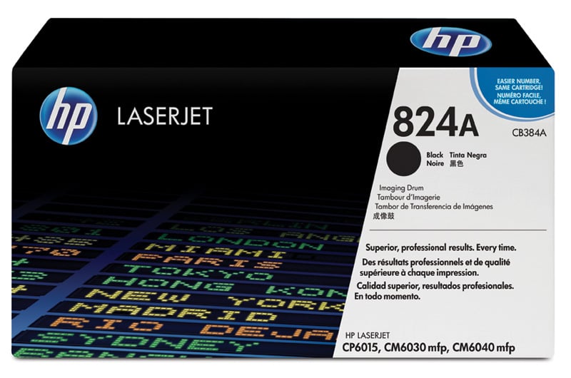 Svart HP 348A CB384A lasertrumma för skrivare