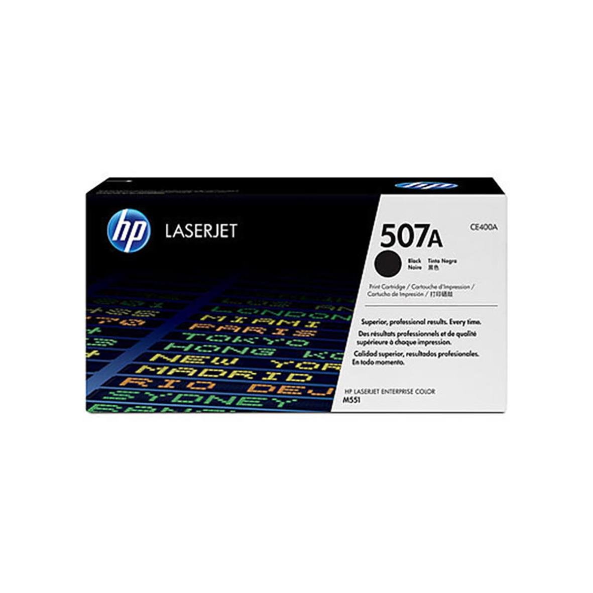 HP laserpatron 507A svart för 5500 sidor