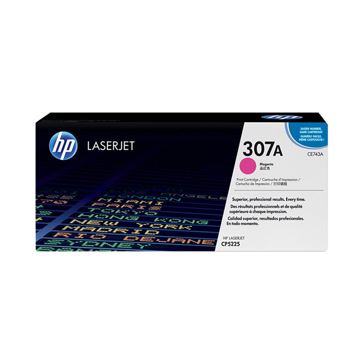 Magenta laser toner HP 743A CE743A i förpackning