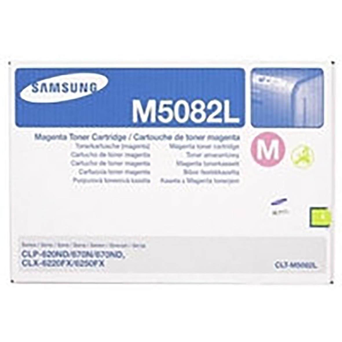 Samsung lasertoner CLT-M5082L Magenta för 4000 sidor