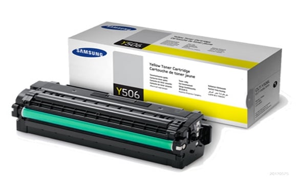 Gul laser tonerkassett Samsung Y506 för 3500 sidor