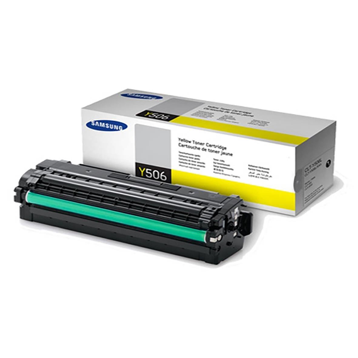 Gul laser tonerkassett Samsung Y506 för 3500 sidor