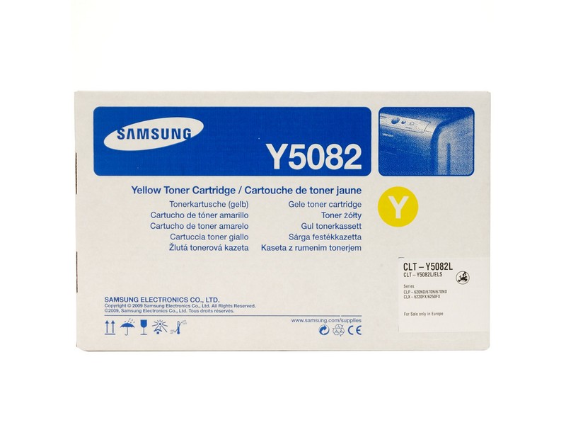 Lasertoner Samsung 4000 Sidor CLT-Y5082L Gul 27041511