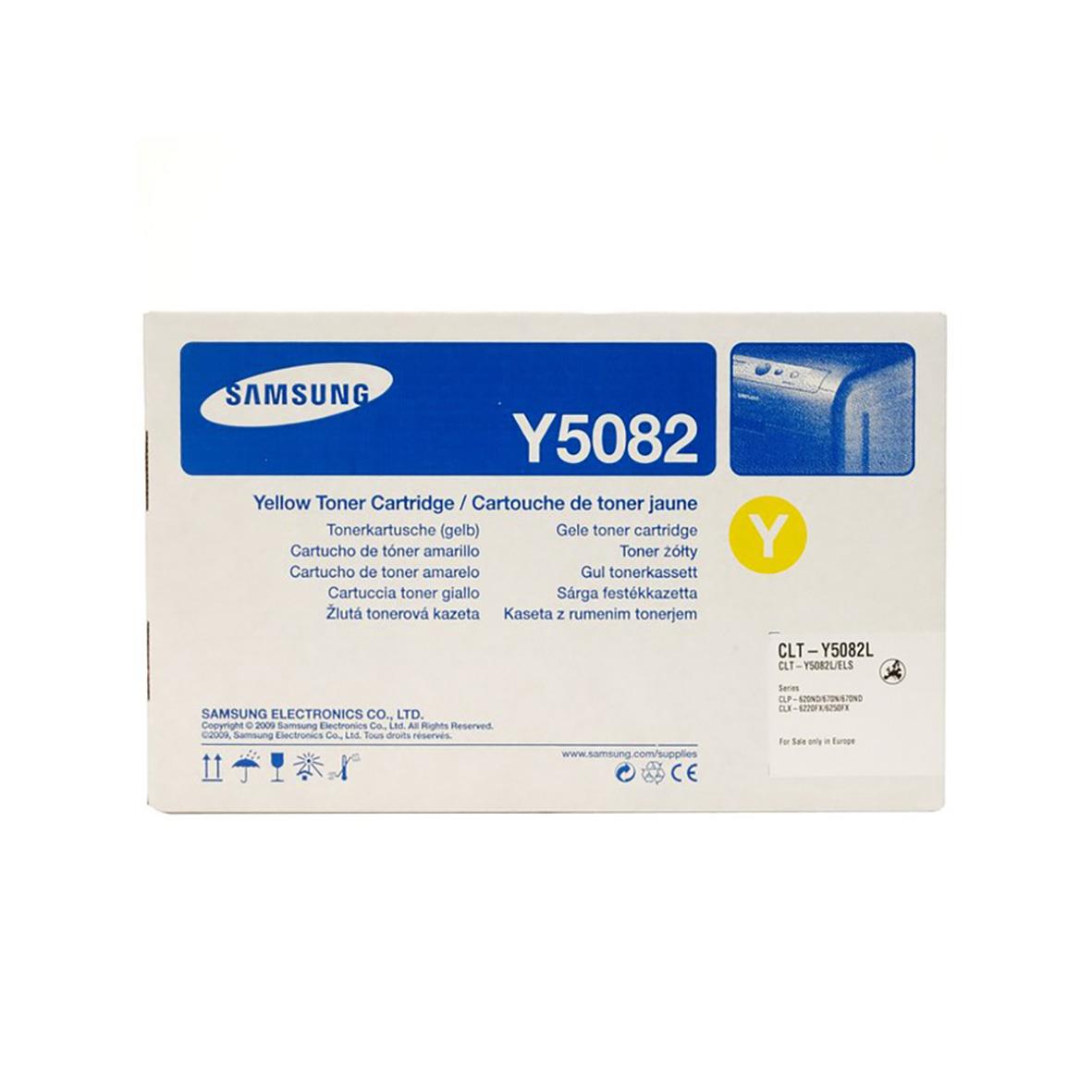 Samsung laser tonerkassett Y5082L gul för 4000 sidor