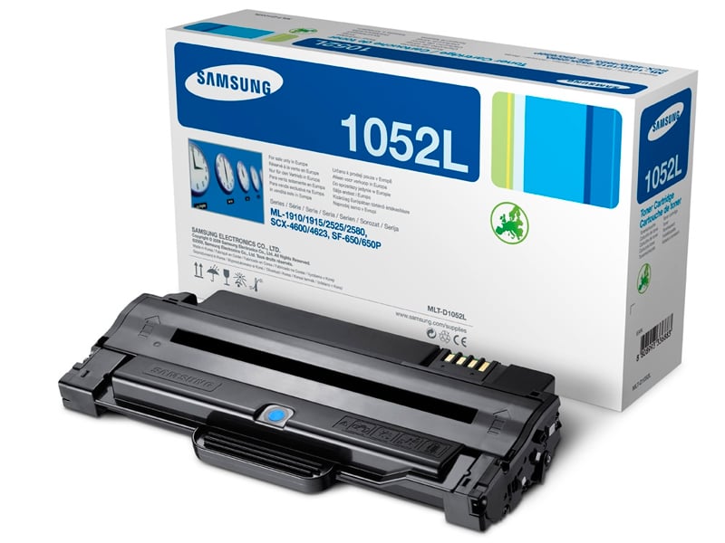 Lasertoner Samsung 1052L svart för 2500 sidor i originalförpackning