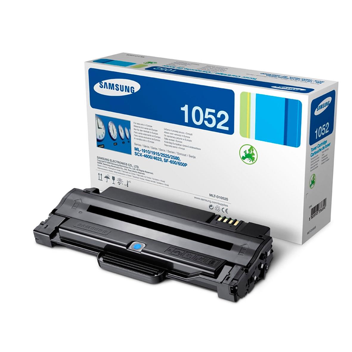 Lasertoner Samsung 1500 sidor MLT-D1052S svart med förpackning och toner