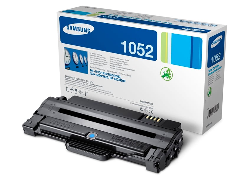 Lasertoner Samsung 1500 sidor MLT-D1052S svart med förpackning och toner
