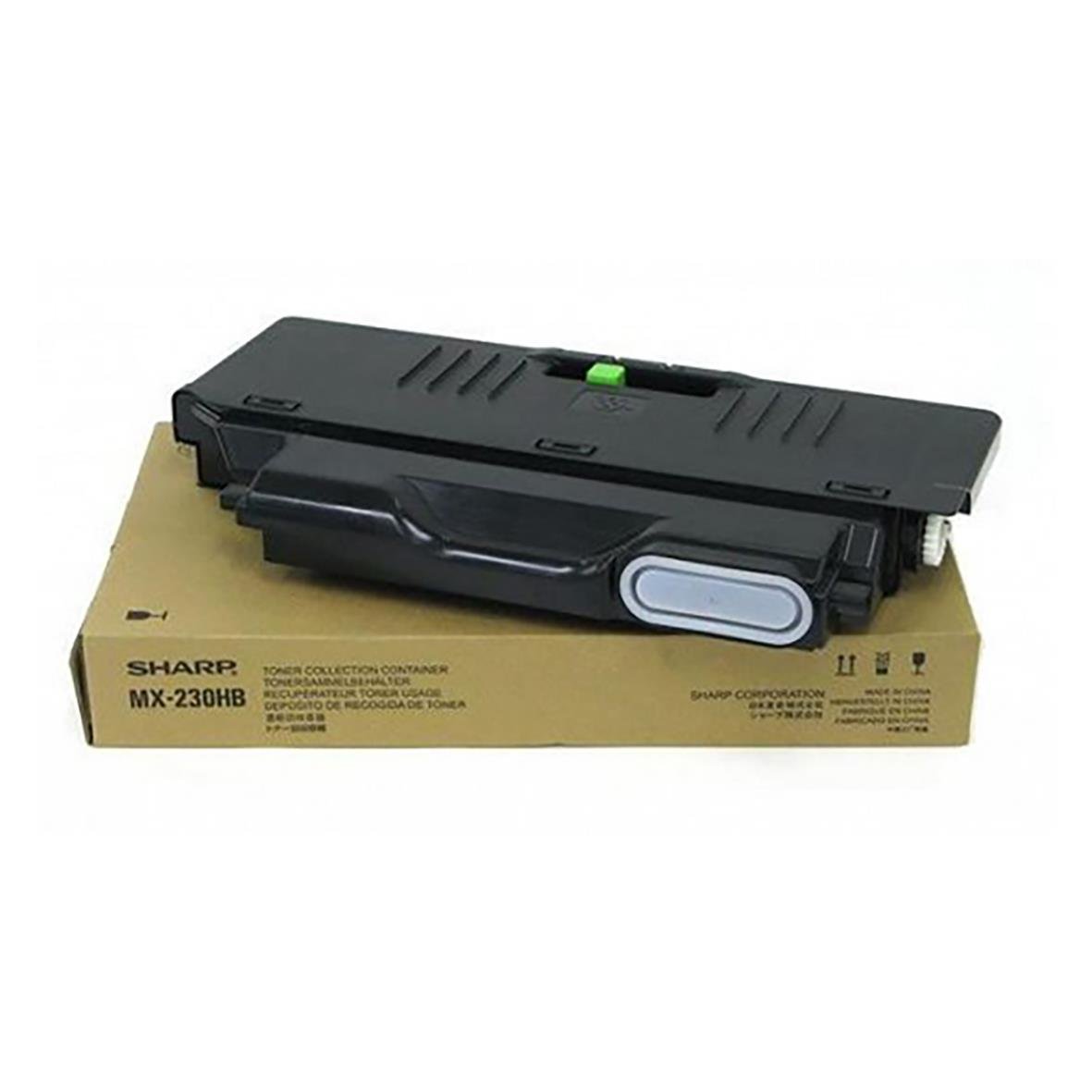Toneruppsamlare för Sharp MX230HB placerad på sin originalkartong