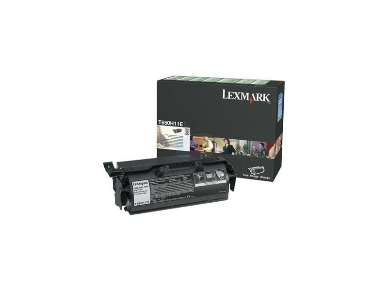 Lasertoner Lexmark 25000 Sidor T650H11E Svart 27041672