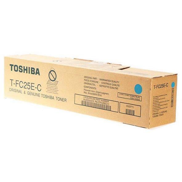 Toshiba TFC25EC cyan laser toner i original kartong