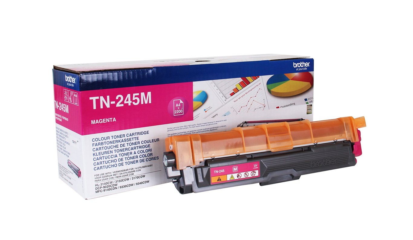 Lasertoner Brother 2200 Sidor TN245M Magenta 27041734