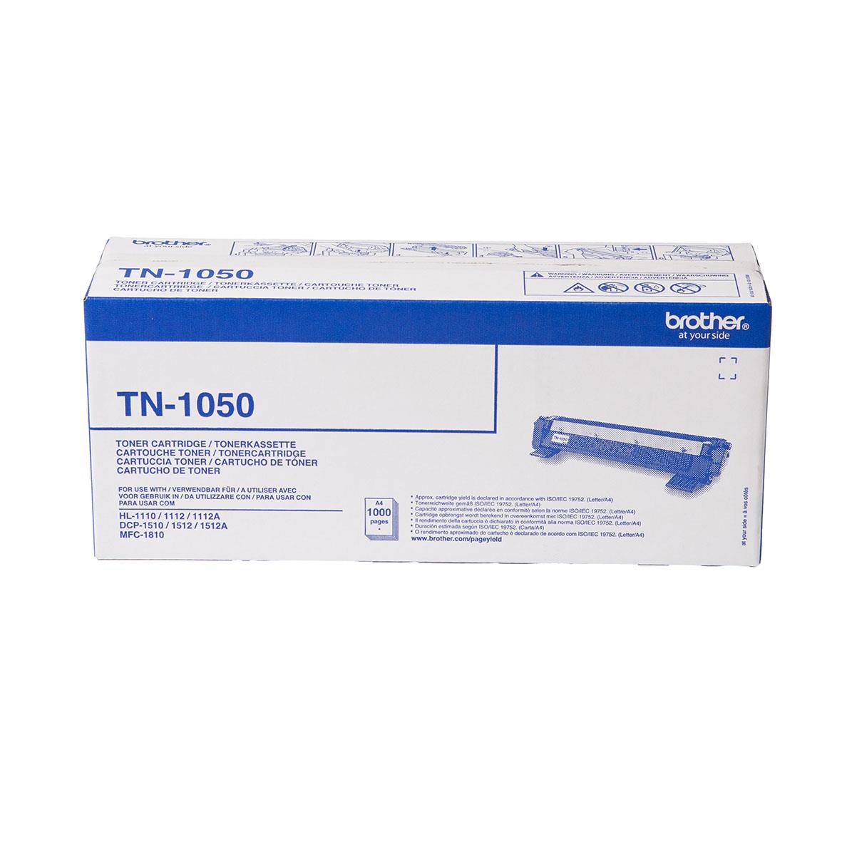 Svart laser toner Brother HL 1100 TN1050 i förpackning