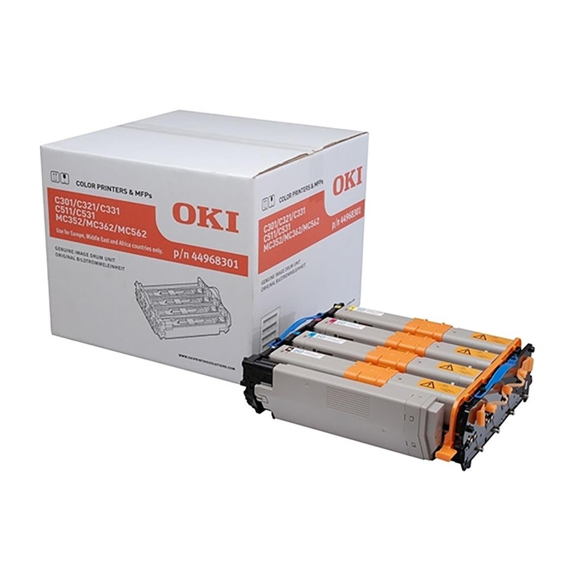 OKI-tonertrumma för färgskrivare med kapacitet på 30 000 sidor i originalförpackning
