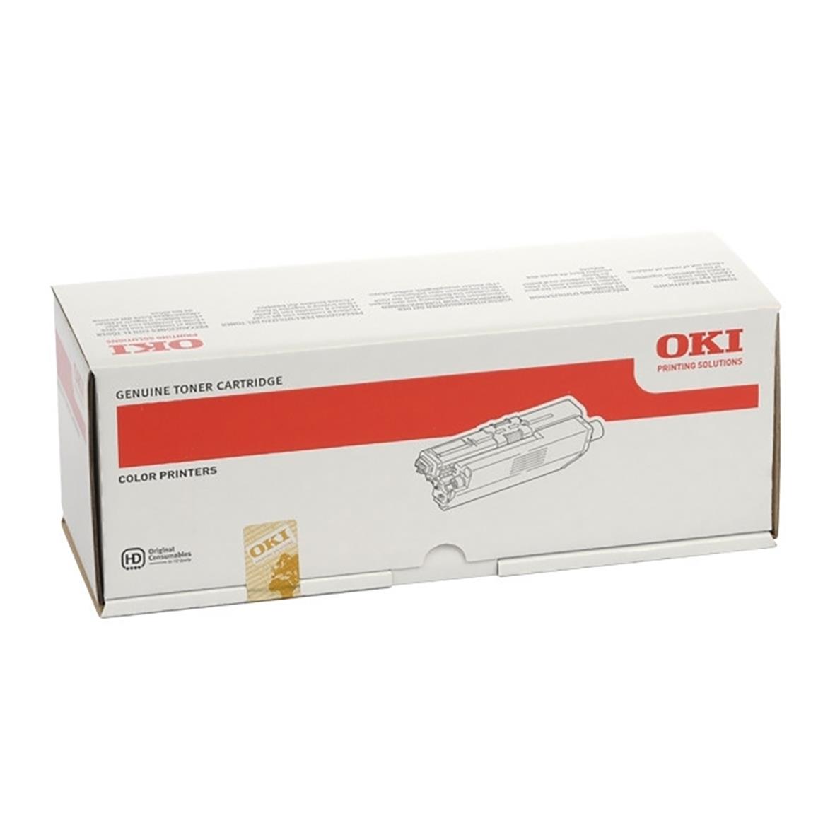 OKI laser tonerkassett för skrivare, svart, 2200 sidor, i originalförpackning