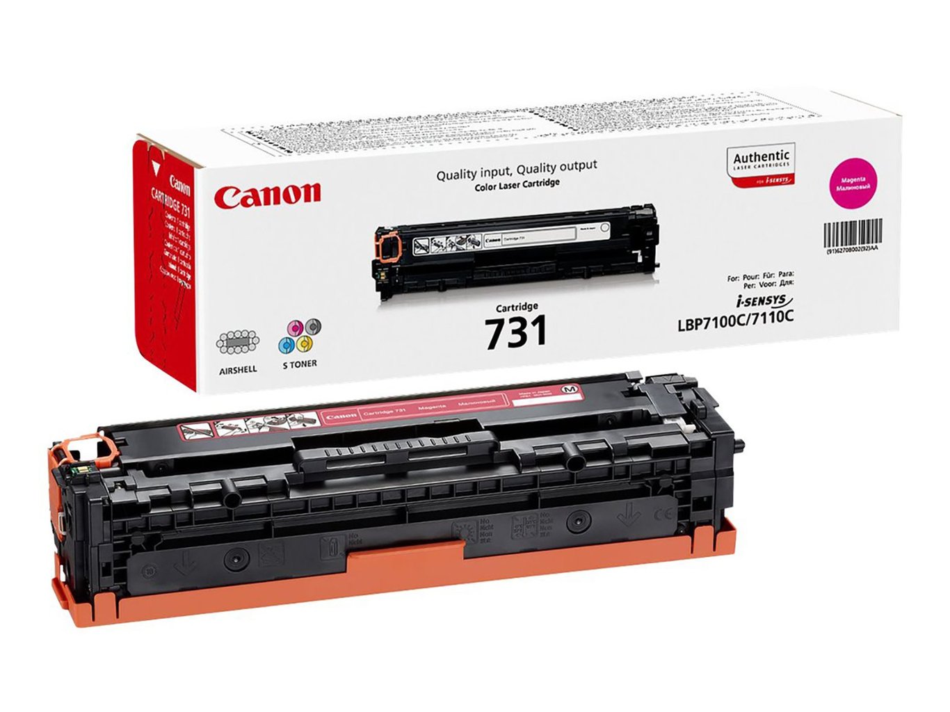 Lasertoner Canon CRG731 6270B002 Magenta 27042053