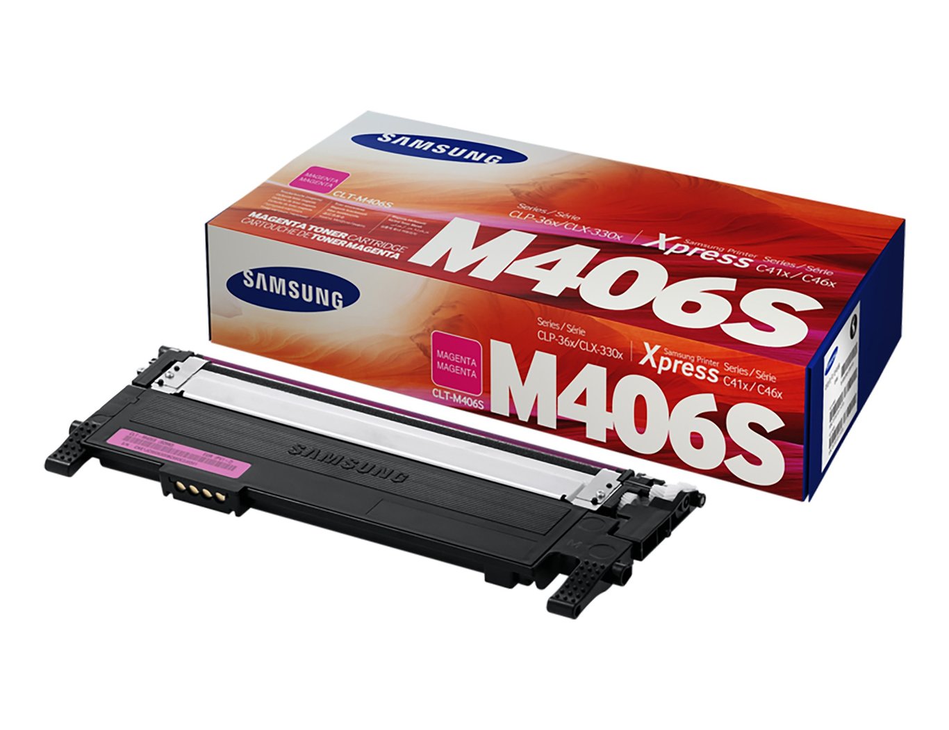 Lasertoner Samsung M406S Magenta för 1000 sidor i originalförpackning