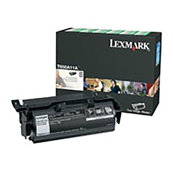 Svart laser tonerkassett Lexmark 7000 T650A11E för skrivare