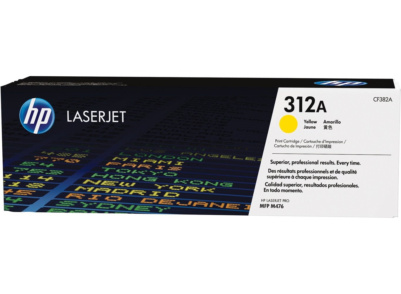 HP 312A gul lasertoner CF382A i originalkartong