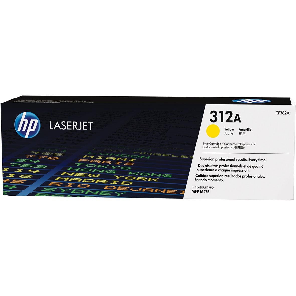 HP 312A gul lasertoner CF382A i originalkartong