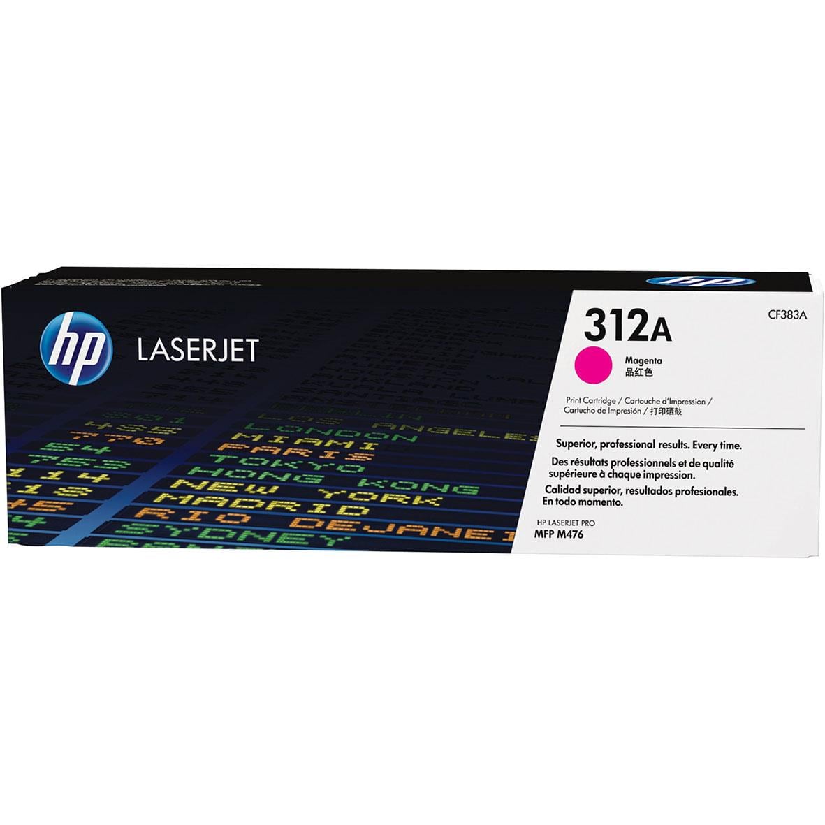 HP 312A CF383A magenta laser tonerkass för skrivare