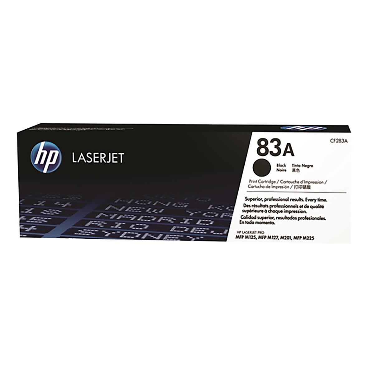HP 83A svart lasertoner CF283A för skrivare