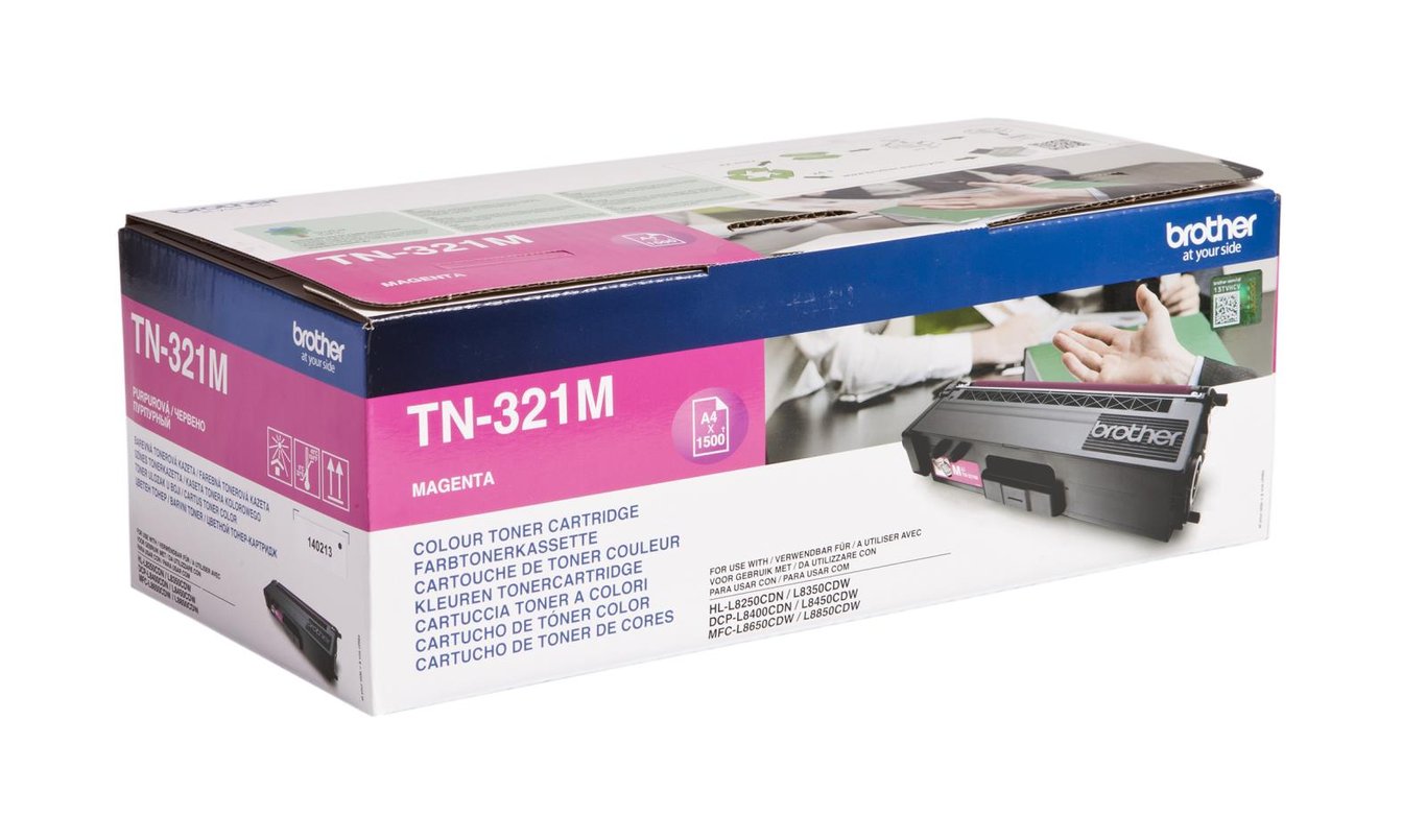 Brother TN-321M magentatoner för laser skrivare med 1500 sidor