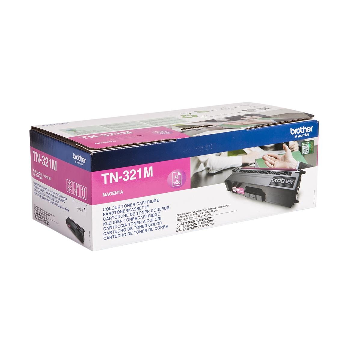 Brother TN-321M magentatoner för laser skrivare med 1500 sidor