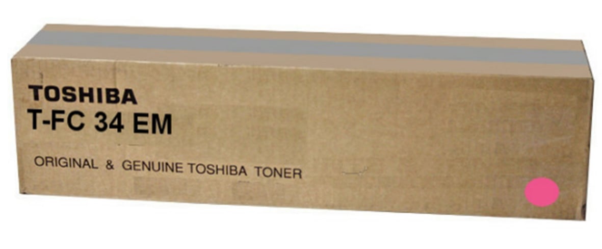 Toshiba T-FC34EM magentatoner i kartong