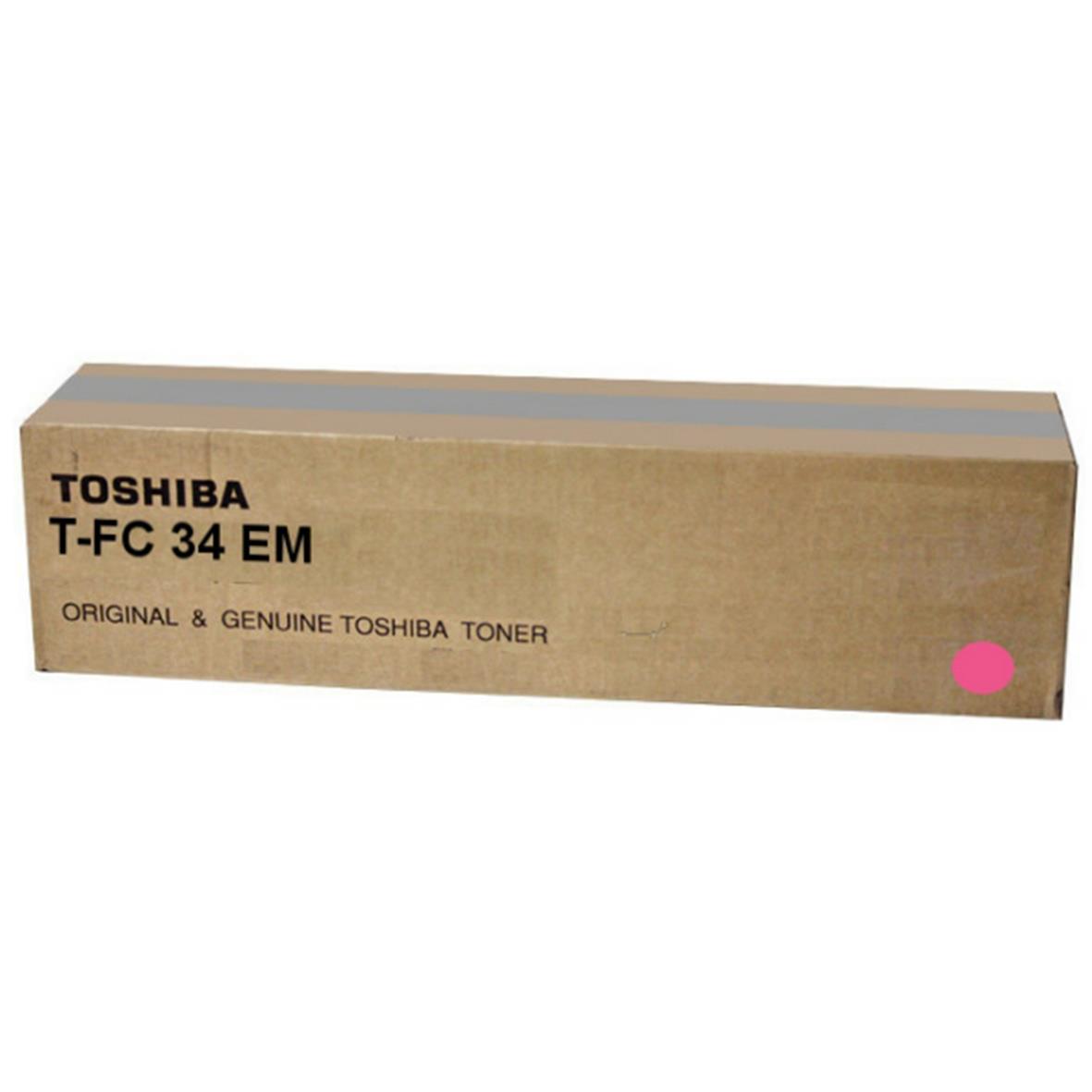 Toshiba T-FC34EM magentatoner i kartong