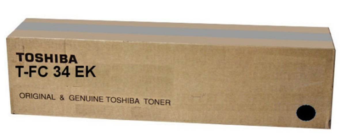 Svart lasertoner Toshiba T-FC34EK i originalkartong