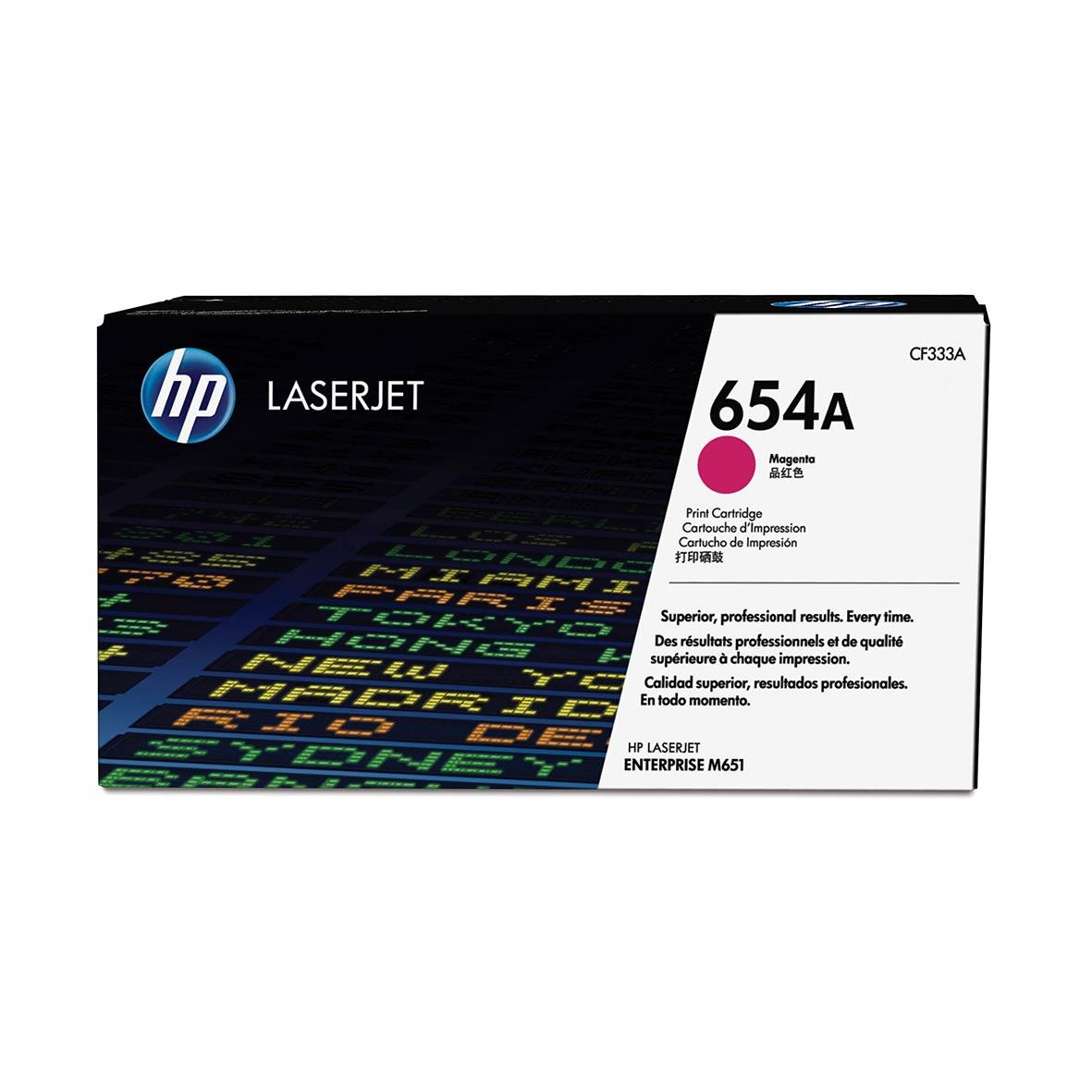 Lasertoner HP 654A CF333A magenta för skrivare