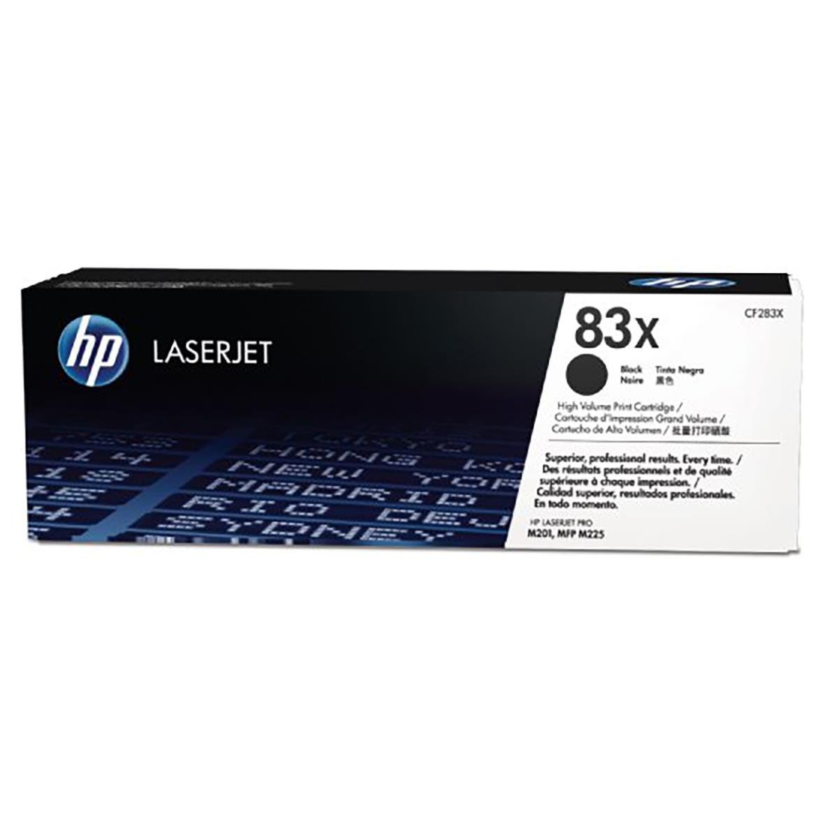 HP 83X CF283X svart lasertoner för HP-skrivare