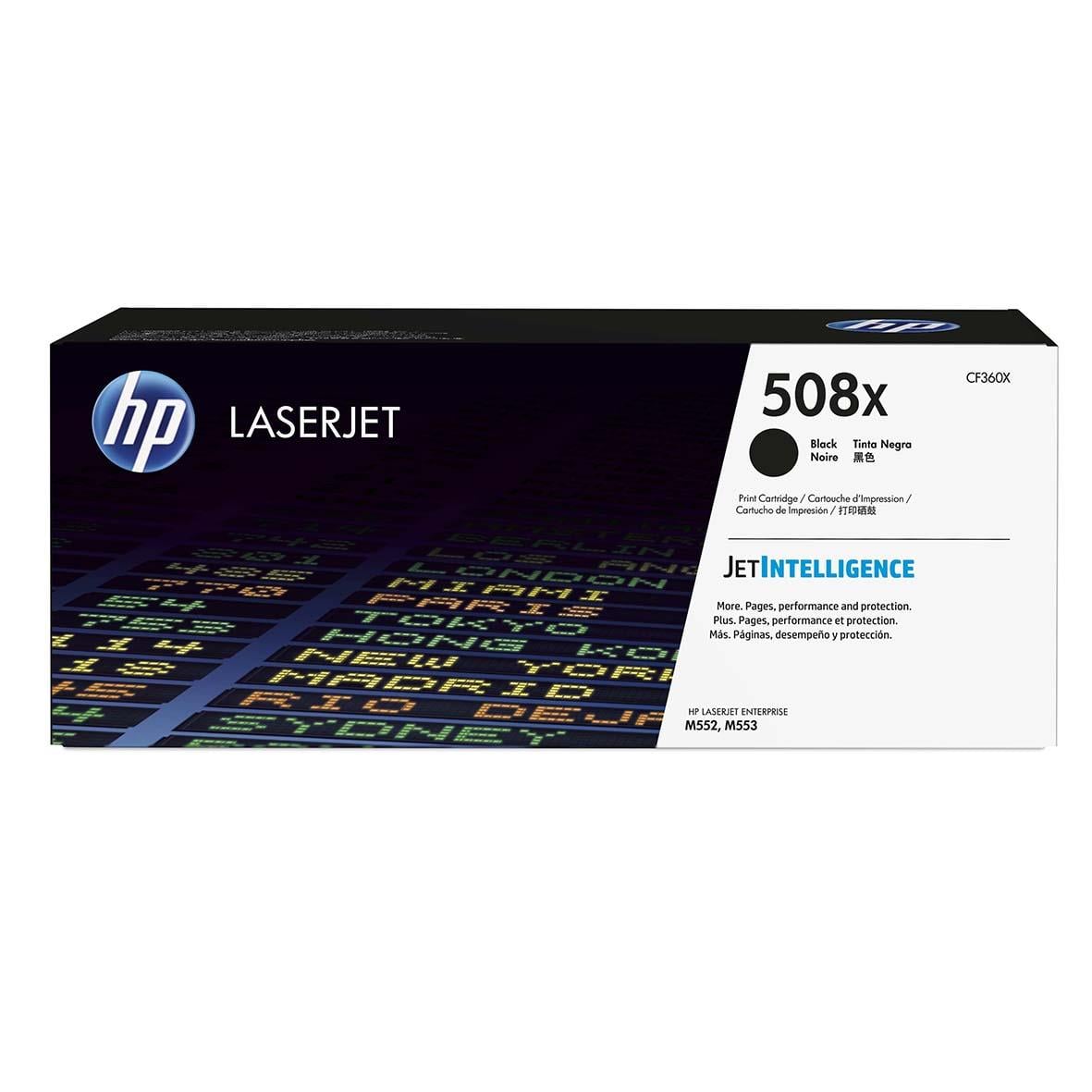 HP 508X laserpatron för 12500 sidor i svart, kompatibel med HP skrivare