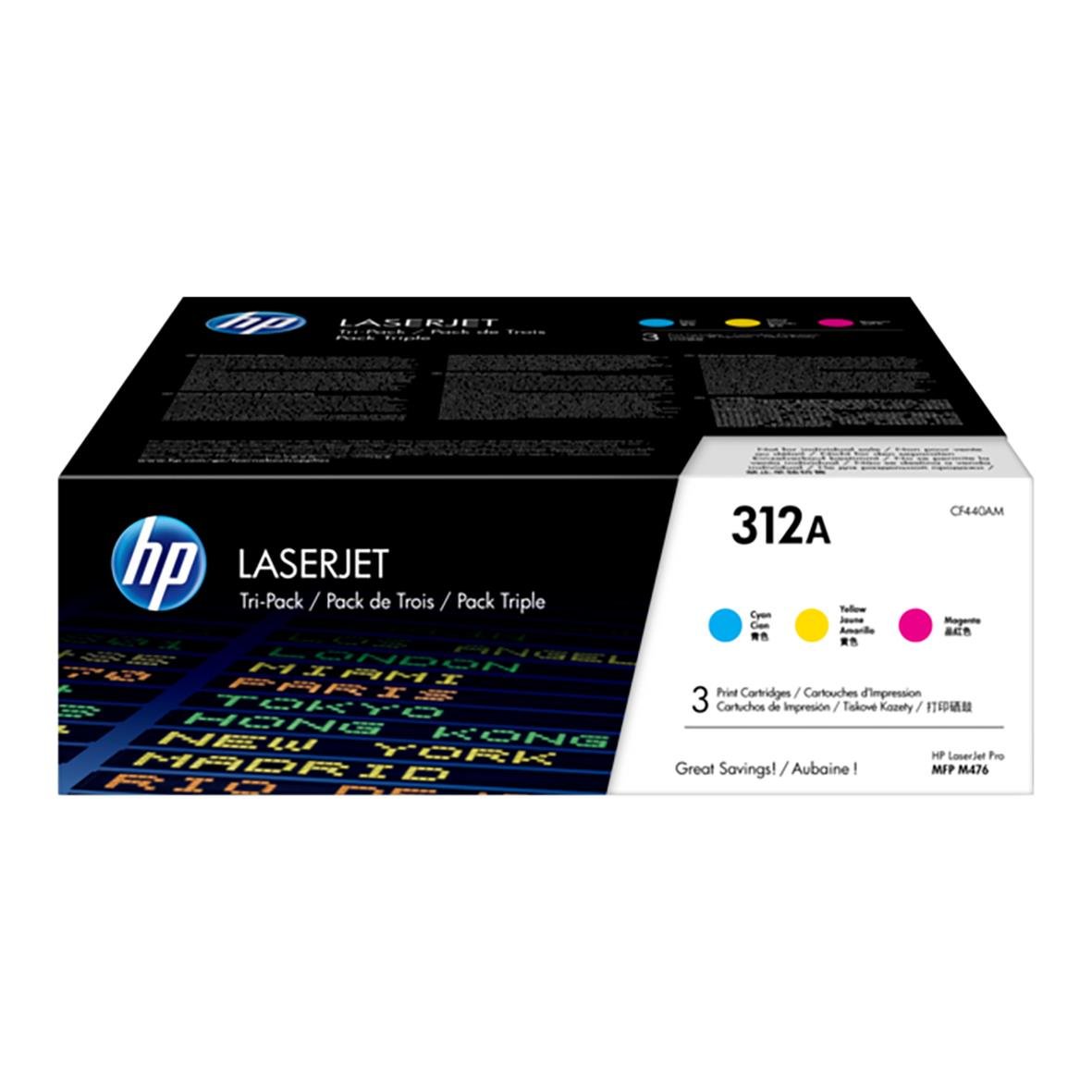 HP Lasertoner 312A Multipack C/Y/M för skrivare