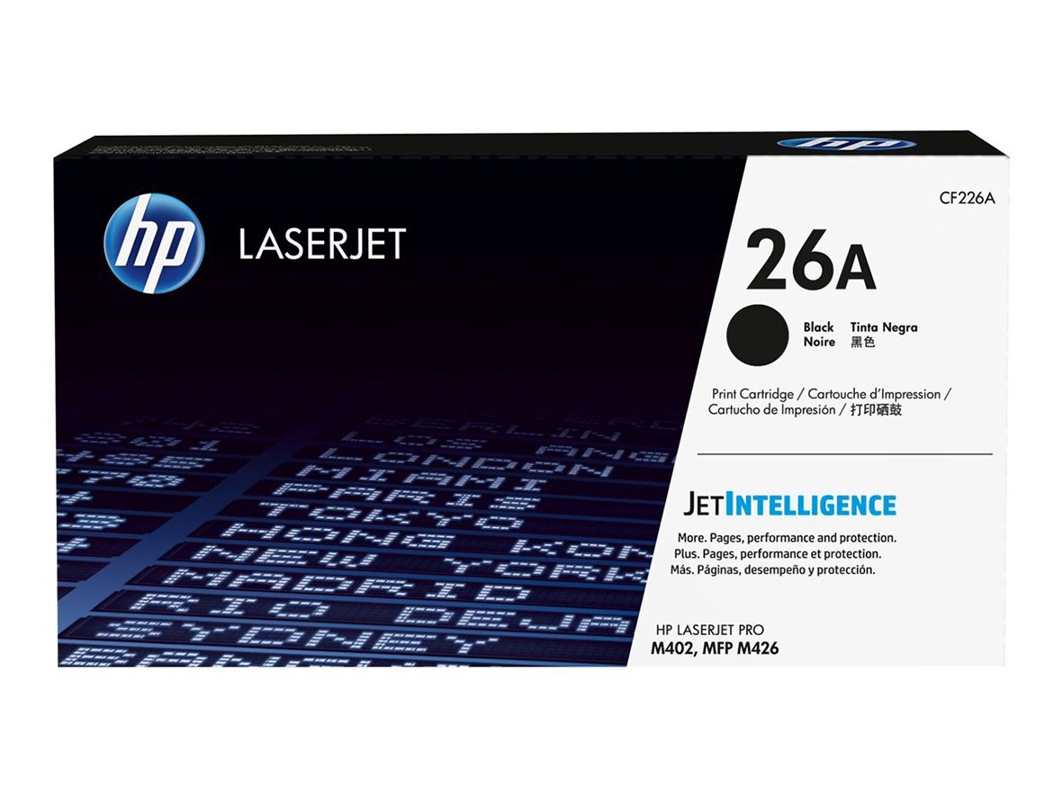 HP 26A svart lasertoner för skrivare med 3100 sidors kapacitet