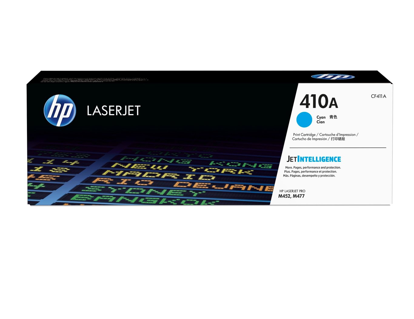 HP laserpatron 410A CF411A Cyan för skrivare