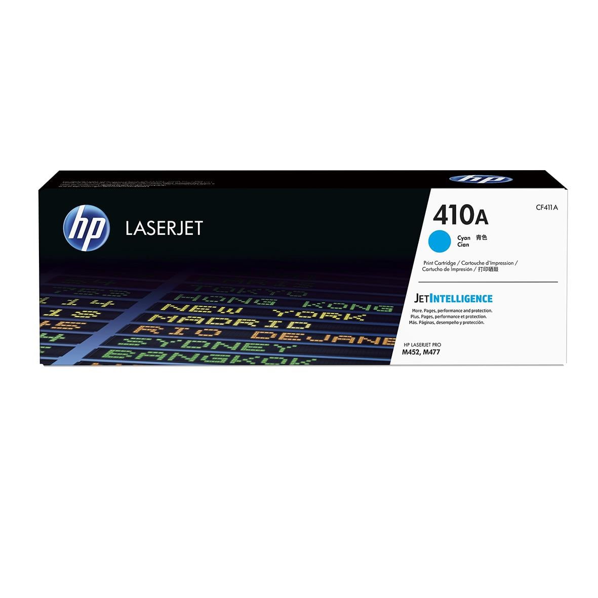 HP laserpatron 410A CF411A Cyan för skrivare